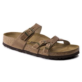 Dámské Franca Birkenstock Oiled Læder Hnědé | CZ 449YXF